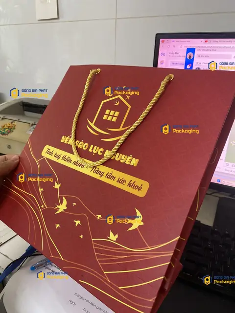 Túi giấy Yến Sào Lục Nguyên
